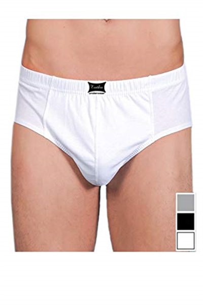 Tutku İç Giyim Pamuklu Erkek Renkli Slip Külot 6 Lı Paket, Siyah, 2XL