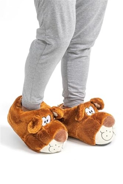 Twigy Erkek Fibert Suni Kürk Panduf, AA0622