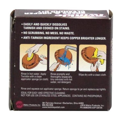 Twinkle (1, 4-3/8 oz) - Malco Products Inc. 525105 Brass And Copper Cleaning Kit