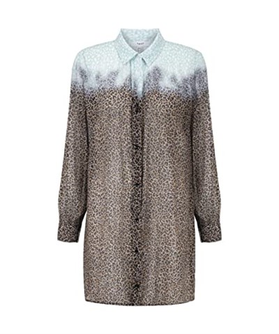 Twist DEGRADE RENK GEÇİŞLİ ANIMAL PRINT ELBİSE