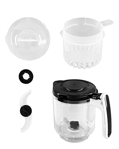 Twistshake Siyah V2 Buharlı Pişirme Karıştırma Isıtma Sterilizasyon 6’sı 1 Arada Mama Hazırlayıcı Siyah