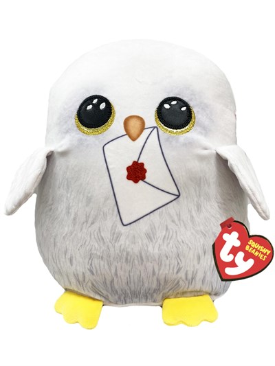 TY Hedwig - Harry Potter 10 inç Squishy Beanie | Çocuklar için Yumuşak Pelüş Oyuncak | Koleksiyon Sevimli Oyuncak Bebek Dolgulu Pelüş - Seçenekler: Hedwig, Armürlü, Hermoine, Ron