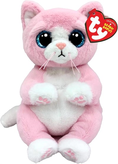 TY Lillibelle Kedi Beanie Bellie Regular 6 inç | Beanie Baby Yumuşak Peluş Oyuncak | Koleksiyon parçası Yumuşak Kumaş Tedarik