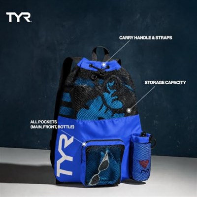 TYR Üniseks Big Mesh Mummy Bckpk Big Mesh Mummy Bckpk (1li Paket)