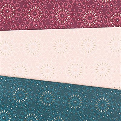 U Brands Fleuri Fashion Asma Dosya Klasörleri, Mektup Boyutu, Çeşitli Renkler, 12li Paket, 4157U01-12
