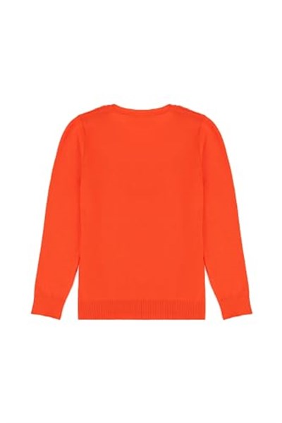 U.S. POLO ASSN. KIZ COCUK ORANJ TRIKO KAZAK BASIC