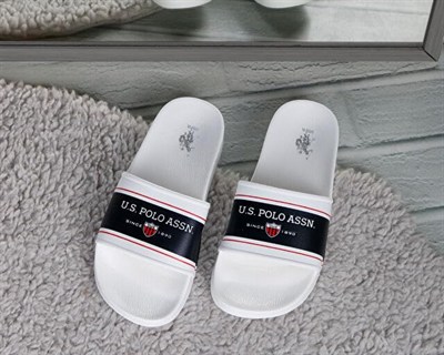 U.S.Polo Assn. 3M Rugby 3Fx Erkek Terliği 101369454 Beyaz