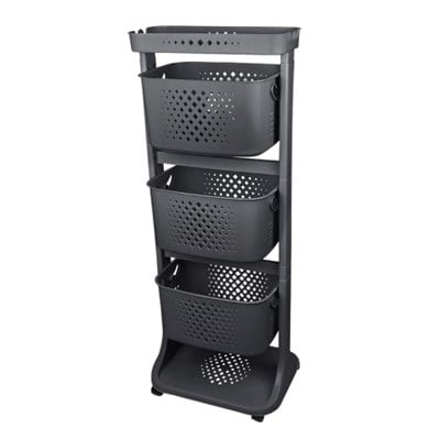 Üç Katlı Organizer Sepet - Sebzelik