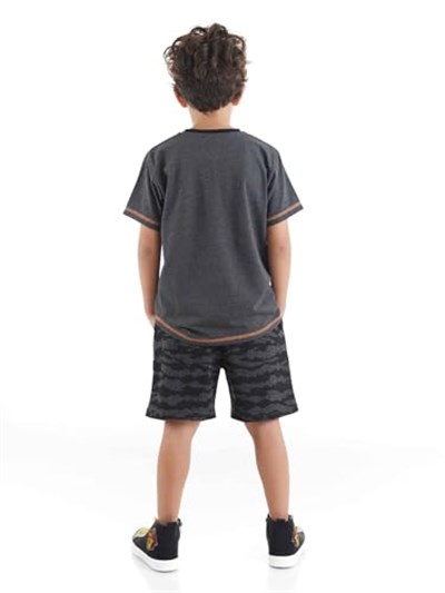 Uçak Erkek Çocuk T-shirt Şort Takım