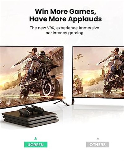 Ugreen 8K Ultra HD HDMI 2.1 Görüntü Aktarma Kablosu 1 Metre