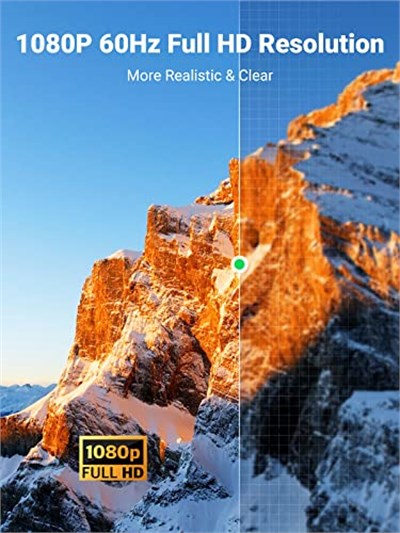 Ugreen HDMI DVI 1080P Çift Yönlü Görüntü Aktarma Kablosu, 1 Metre