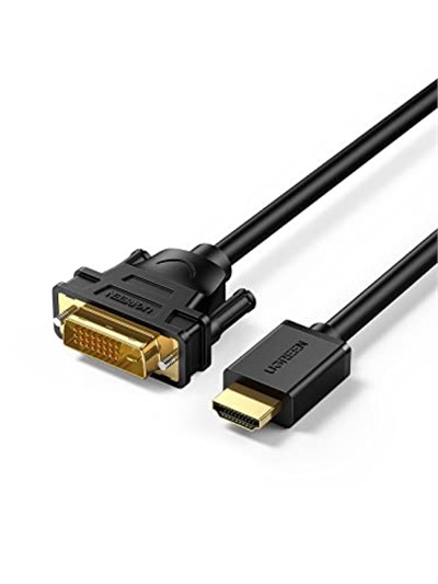 Ugreen HDMI DVI 1080P Çift Yönlü Görüntü Aktarma Kablosu, 1 Metre