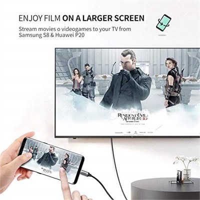 UGREEN iPhone 17/16 Serisi Dell XPS 2M için HDMI Kablosu USB 3.1 4K USB C | Tip C HDMI 4 K 60Hz UHD Adaptörü için iPad Pro/Hava/Mini Samsung S26 Serisi/S25 Serisi/Galaxy Z MacBook Pro Huawei P60 Pro