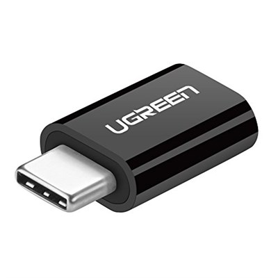 Ugreen Micro USB to Type-C Dönüştürücü Adaptörü, Siyah