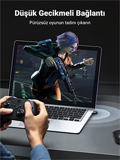 Ugreen Mini USB Dongle Bluetooth 5.3 Adaptör Siyah