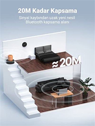 Ugreen Mini USB Dongle Bluetooth 5.3 Adaptör Siyah