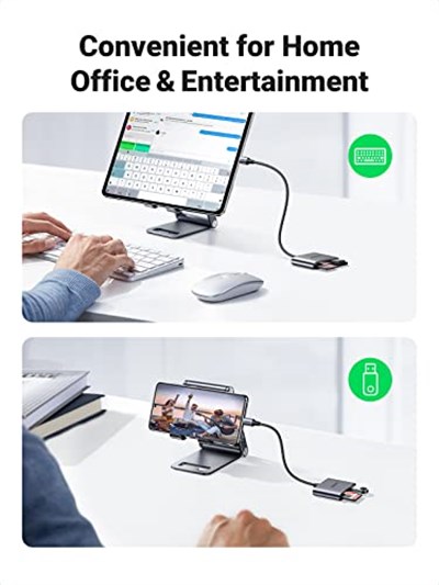 Ugreen Type-C to SD Micro SD TF USB Kart Okuyucu Adaptör
