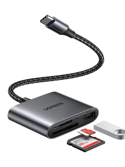 Ugreen Type-C to SD Micro SD TF USB Kart Okuyucu Adaptör