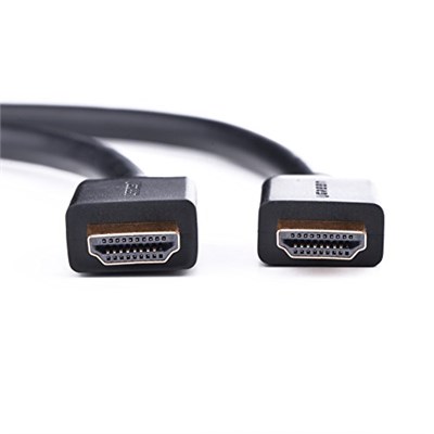 Ugreen UHD 4K Yüksek Hızlı Ethernet ve HDMI Kablosu, 2 Metre, Siyah - Seçenekler: 1mt, 2 metre, 3 mètres, 8mt, 5mt, 12mt, 15mt