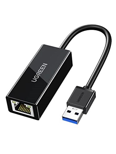Ugreen USB 3.0 to RJ45 Gigabit Ethernet Dönüştürücü Adaptör Siyah