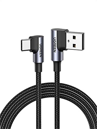 Ugreen USB to Type-C 90 Derece Şarj ve Data Kablosu 2 Metre