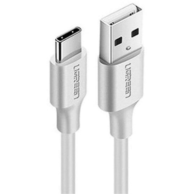 Ugreen USB to USB C Hızlı Şarj Kablosu Beyaz 2 Metre