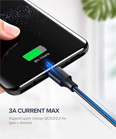 Ugreen USB Type-C Şarj ve Data Kablosu, 1 Metre, Beyaz