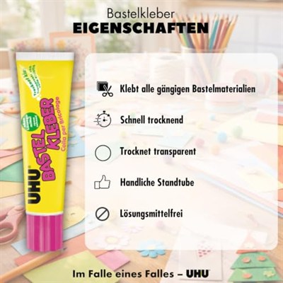UHU BASTELKLEBER-BEYAZ TUTKAL