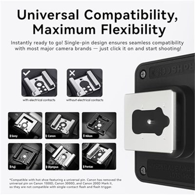 ULANZI SL02 Mini Kamera Flaş, GN8 6500K Kamera Speedlite Flaşları, 4 Güç Seviyesi (1/8~1/1), Mini Manuel Flaş, Nikon, Sony, Fujifilm, Panasonic Kameralar için Tek Kontak Sıcak Ayakkabı