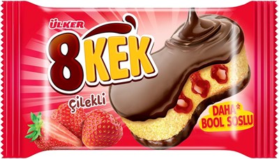 Ülker 8 Kek Çilekli 55G x24 Adet