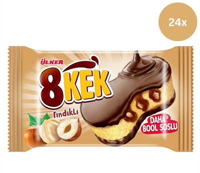 Ülker 8 Kek Fındıklı 52 Gr x24 Adet