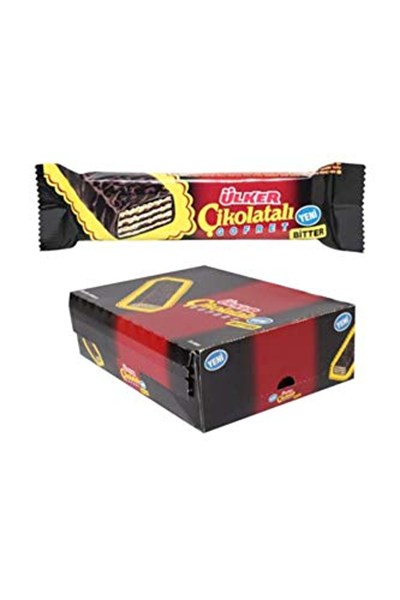 Ülker Bitter Çikolatalı Gofret 36 gx 24 adetli 1 PAKET