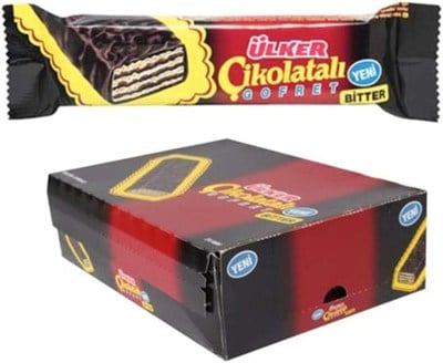 Ülker Bitter Çikolatalı Gofret 36 gx 24 adetli 1 PAKET