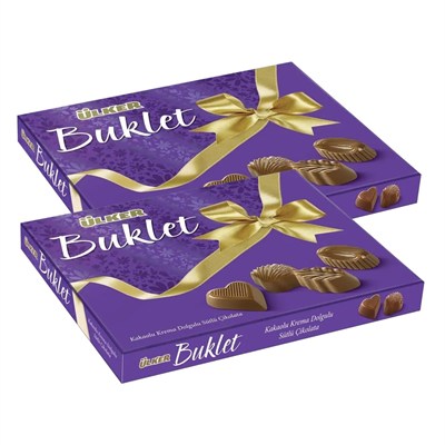 Ülker Buklet Dolgulu İkramlık Çikolata 200 gr 2 li