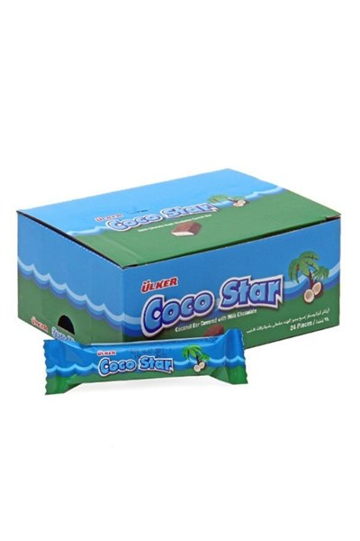 Ülker Cocostar Hindistan Cevizli Bar 25Gr*24 Ad.