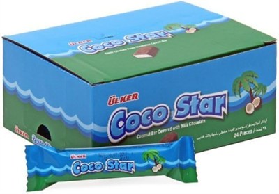 Ülker Cocostar Hindistan Cevizli Bar 25Gr*24 Ad.