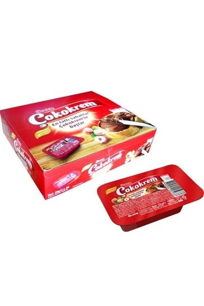 ÜLKER Çokokrem Kakaolu Fındık Kreması Kaşıklı, 20 Gr, 36lı Paket