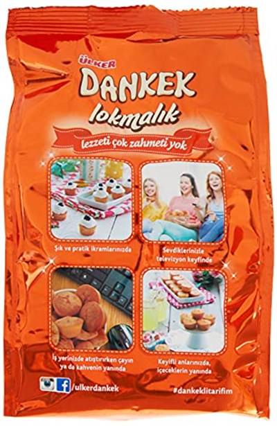 Ülker Dankek Lokmalık Havuçlu Tarçınlı Kek 160 Gr x 8 Adet