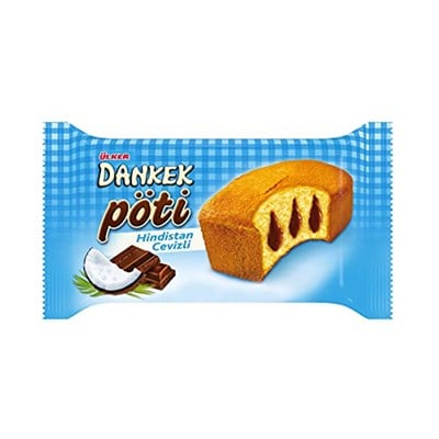 Ülker Dankek Pöti Muffin Kek Hindistan Cevizli 35 Gr x 24 Adet
