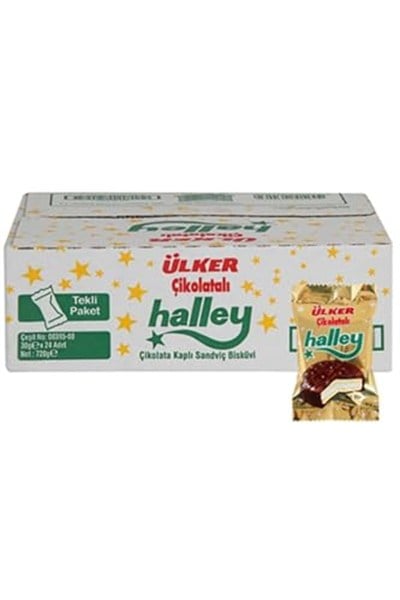 Ülker Halley Tekli 30 Gr 24 Adet Halley Tekli 30Gr 24 Adet