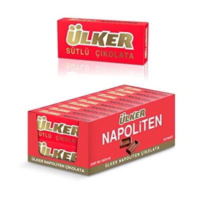 Ulker Napoliten Sütlü Çikolata 33 Gr x 20 Adet