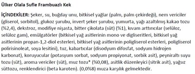 ÜLKER Olala Frambuazlı Sufle Kek, 70 Gr