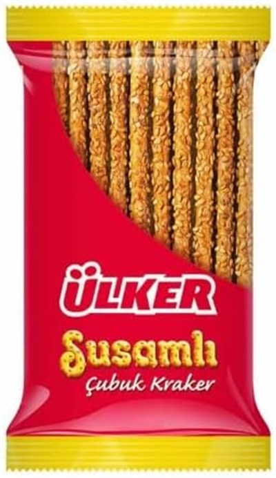 ÜLKER Susamlı Çubuk Kraker 45 Gram, Tekli 8li paket