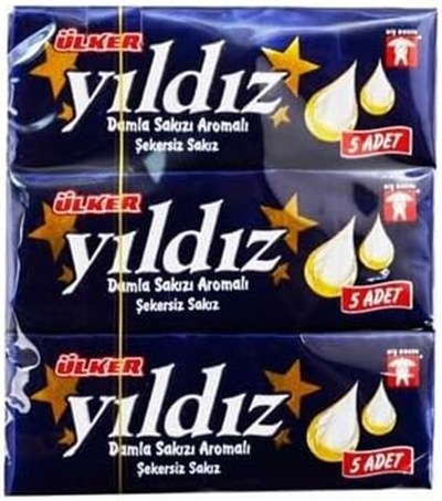 ÜLKER Yıldız Şekersiz Stick Damla MP 3x7 (2 paketi)