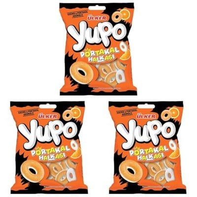 Ülker Yupo Portakal Halkası Portakal Jelly 70 gr 3lü paket