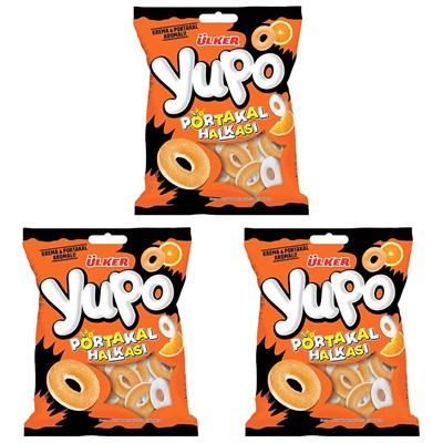 Ülker Yupo Portakal Halkası Portakal Jelly 70 gr 3lü paket