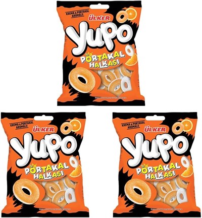 Ülker Yupo Portakal Halkası Portakal Jelly 70 gr 3lü paket