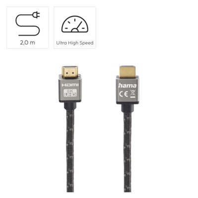 Ultra High Speed HDMI Kablo, Metal Altın Uç, 8K,2m
