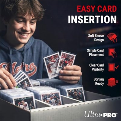 Ultra PRO - 100 Adet Yumuşak Kart Kılıfı 2-5/8