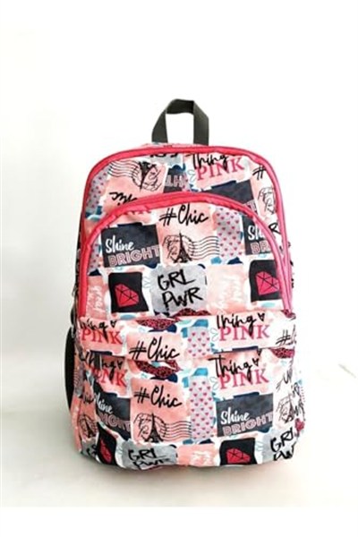 Ünal Çanta Tropikal Kız Sırt Okul Çantası-3lü Set (YENİ SEZON)-1